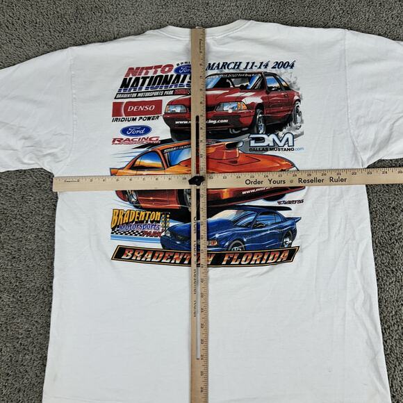 Vintage Nitro Nationals Shirt Mens XL Bradenton Motorsports Racing Cars 2004 - Picture 6 of 13